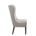 Captains Dining Chair Grey Multi Polyester