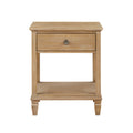 Victoria Bedside Table Light Natural Wood