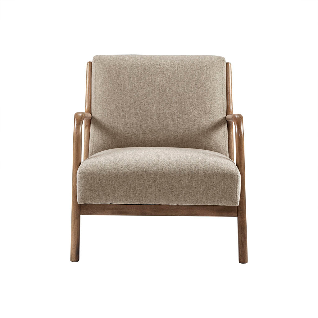 Lounge Chair Taupe Polyester