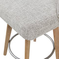 Upholstered 360 Degree Swivel Counter Stool 26