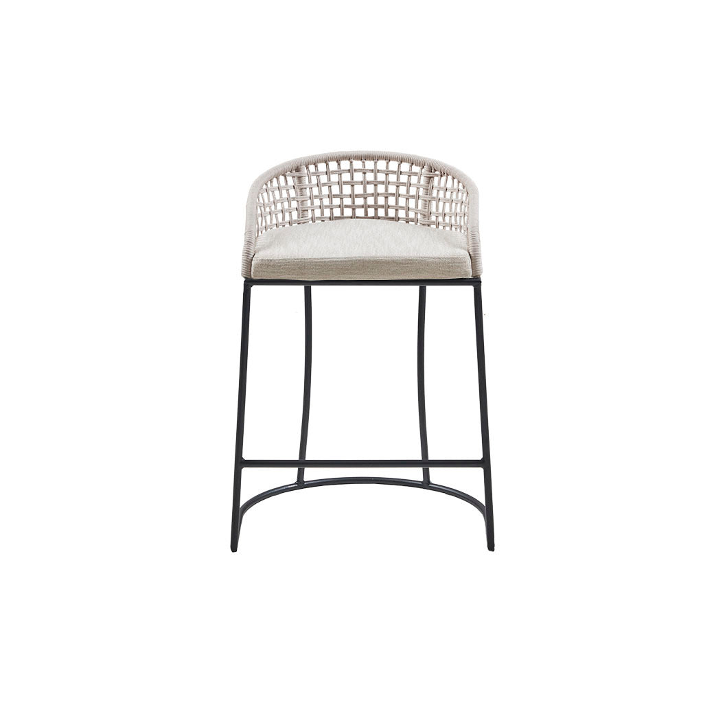 Woven Counter Stool 25" Natural Polyester