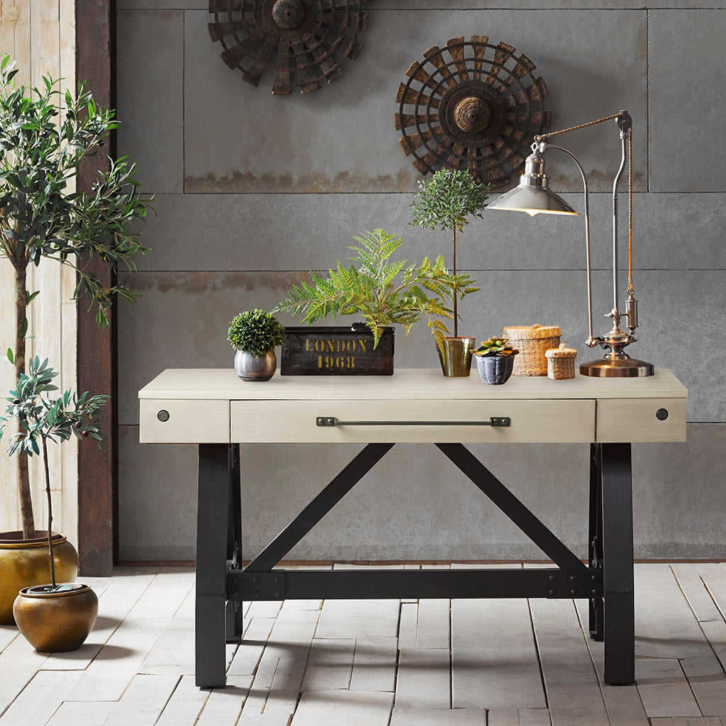 Lancaster Desk Reclaimed White Wood