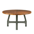 Lancaster Round Dining Gathering Table Walnut Solid Wood