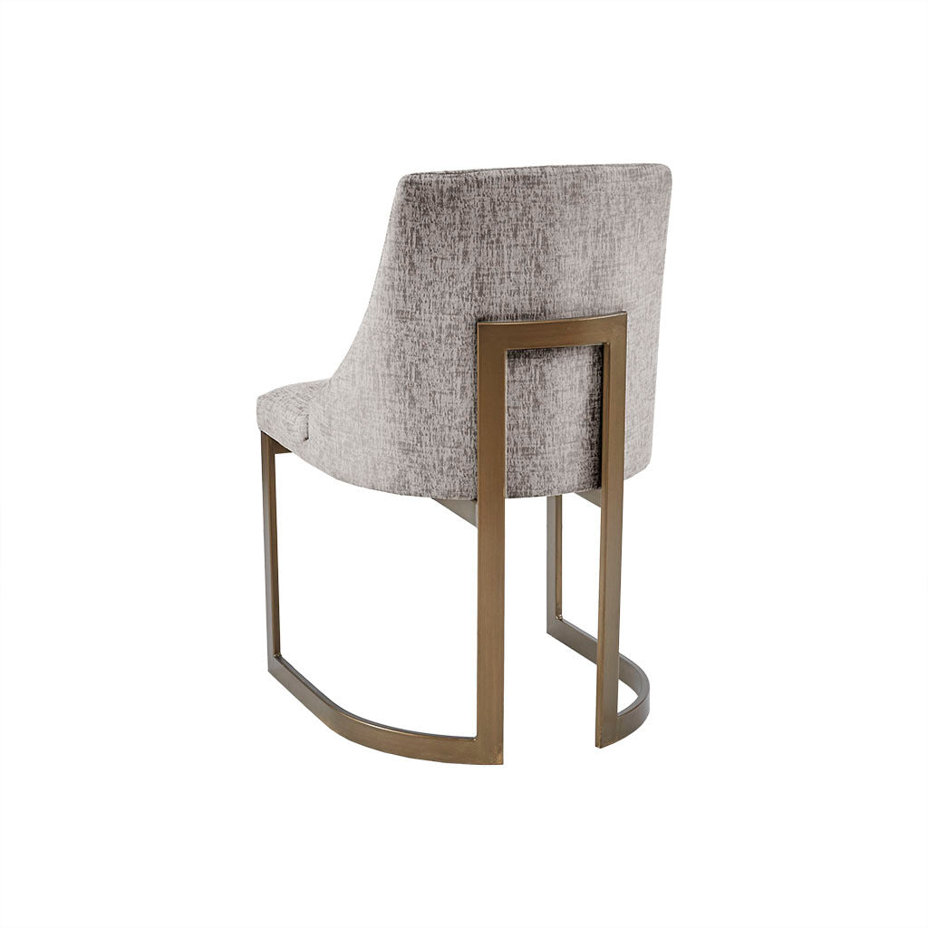 Bryce Dining Chair Set Of 2 Grey Solid Wood