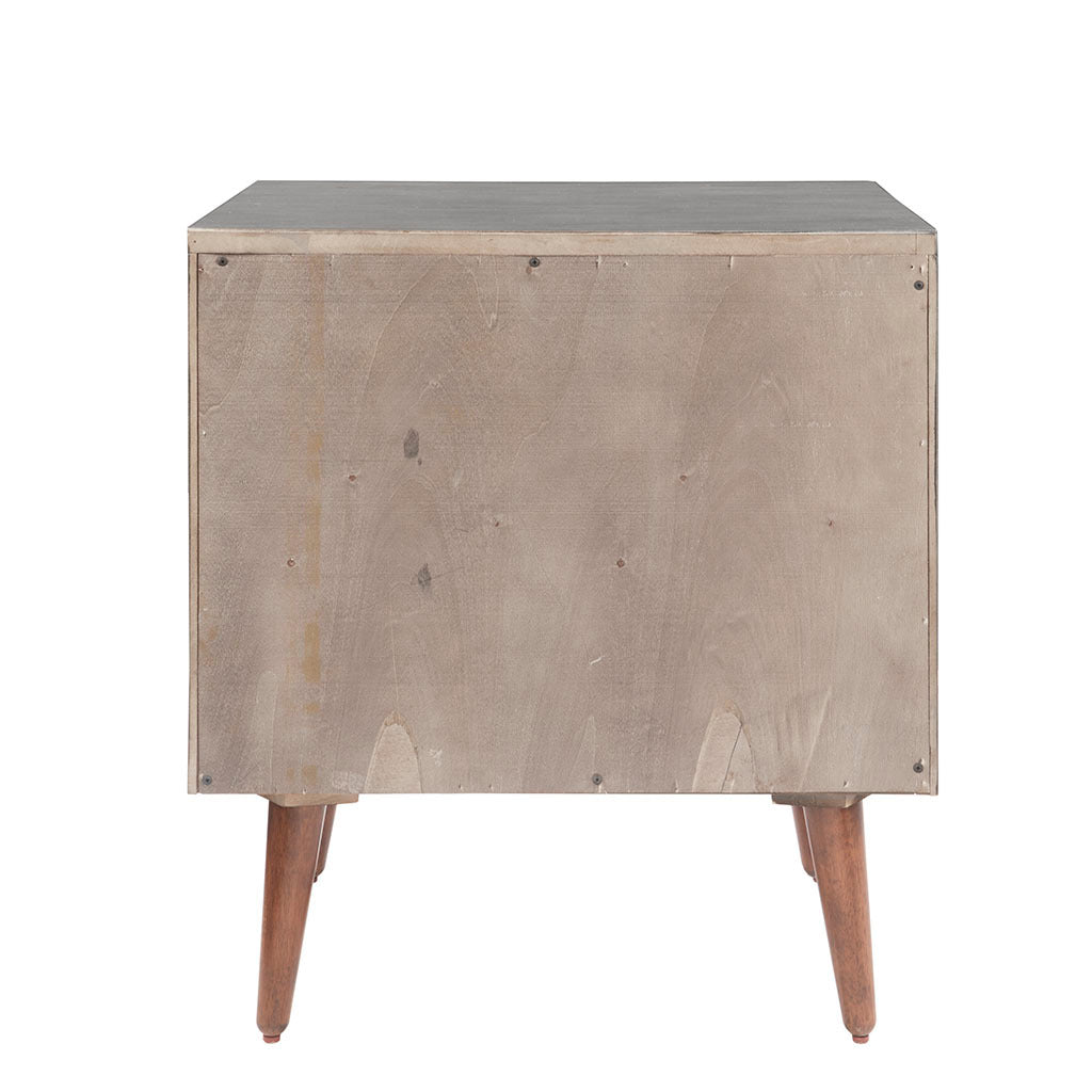 Stinson Storage Nightstand Grey Wood