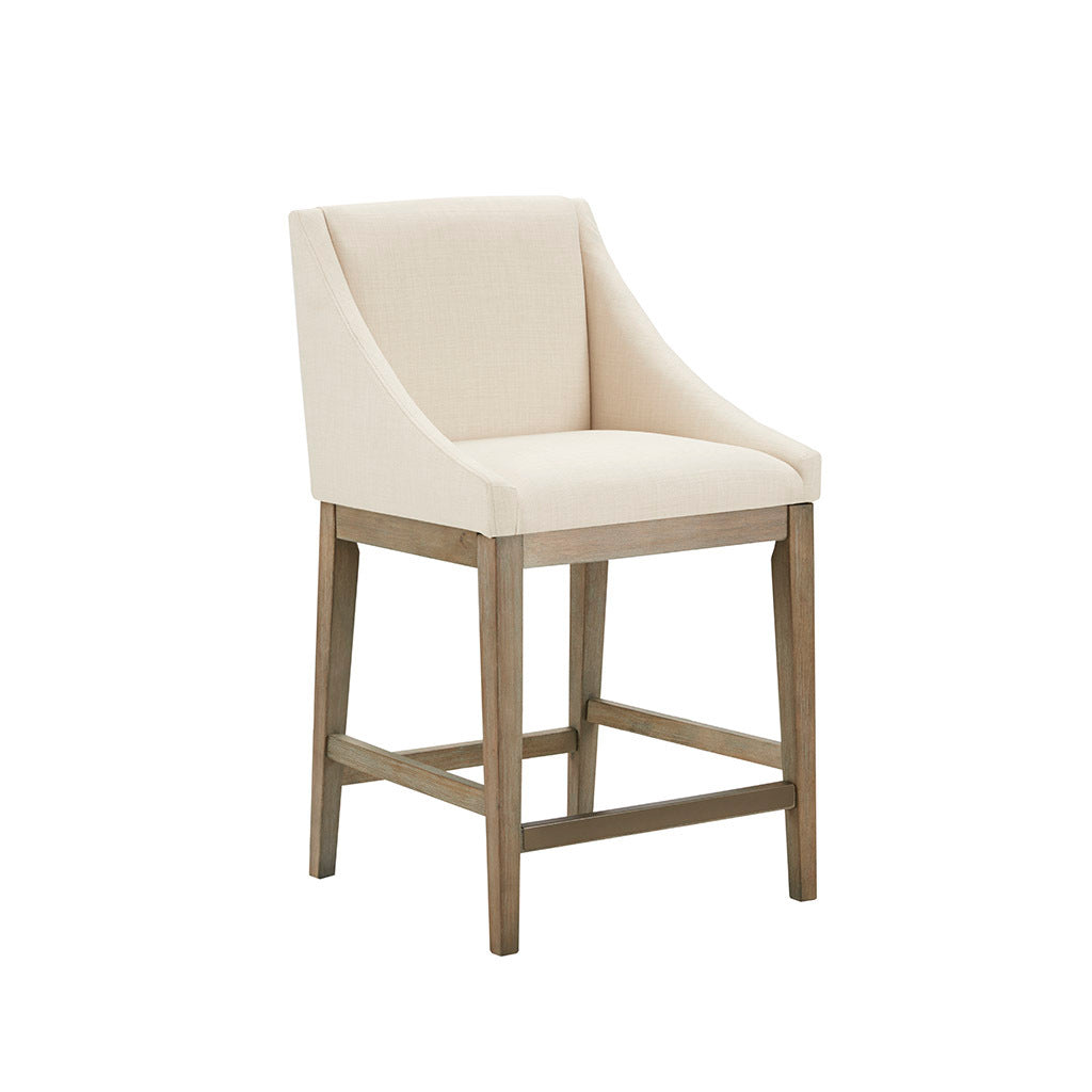 Simon Counter Stool Cream Polyester