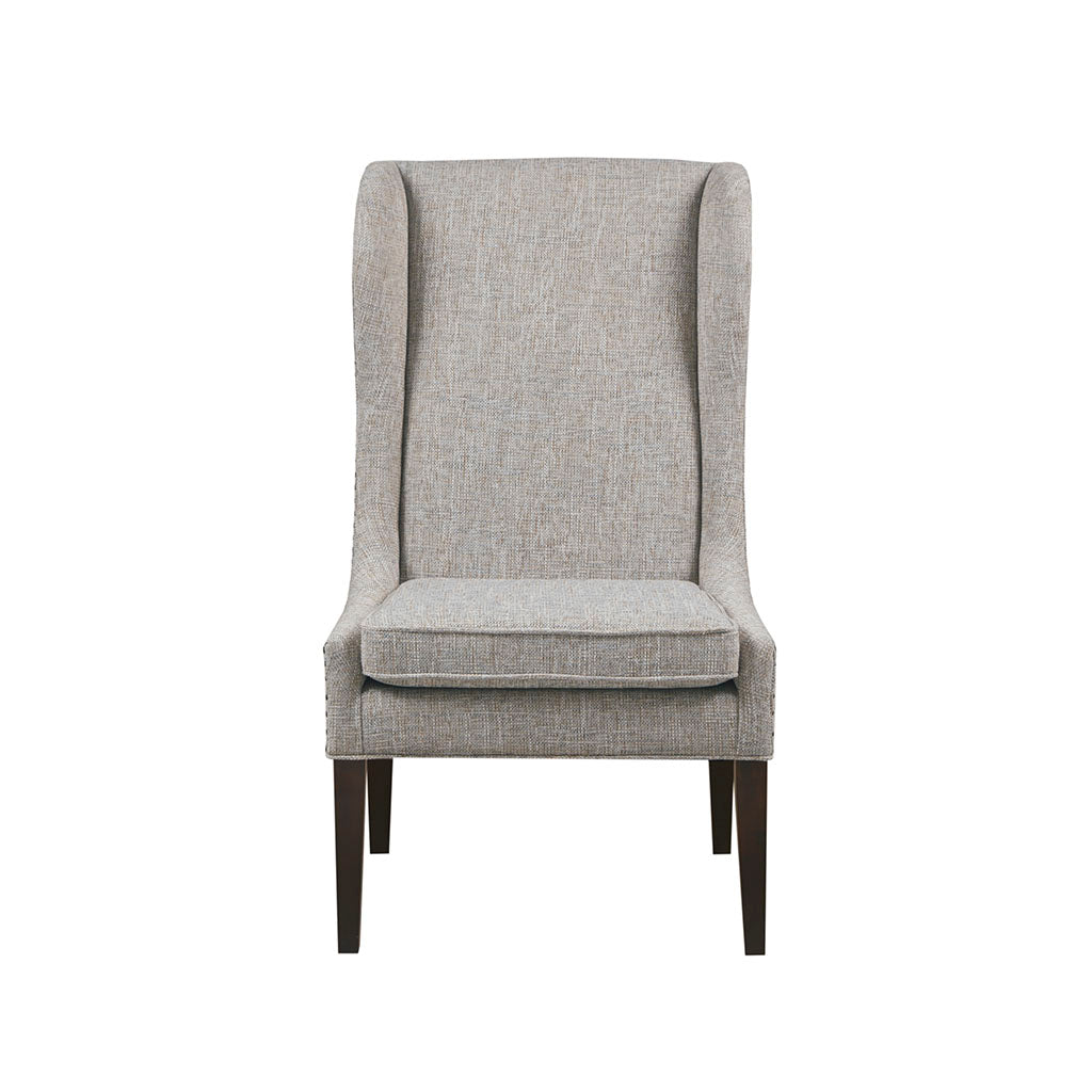 Captains Dining Chair Grey Multi Polyester