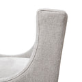 Accent Chair gray-polyester