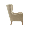 Arianna Swoop Wing Chair Multicolor Solid Wood