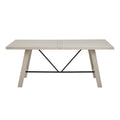 Sonoma Dining Table White Solid Wood