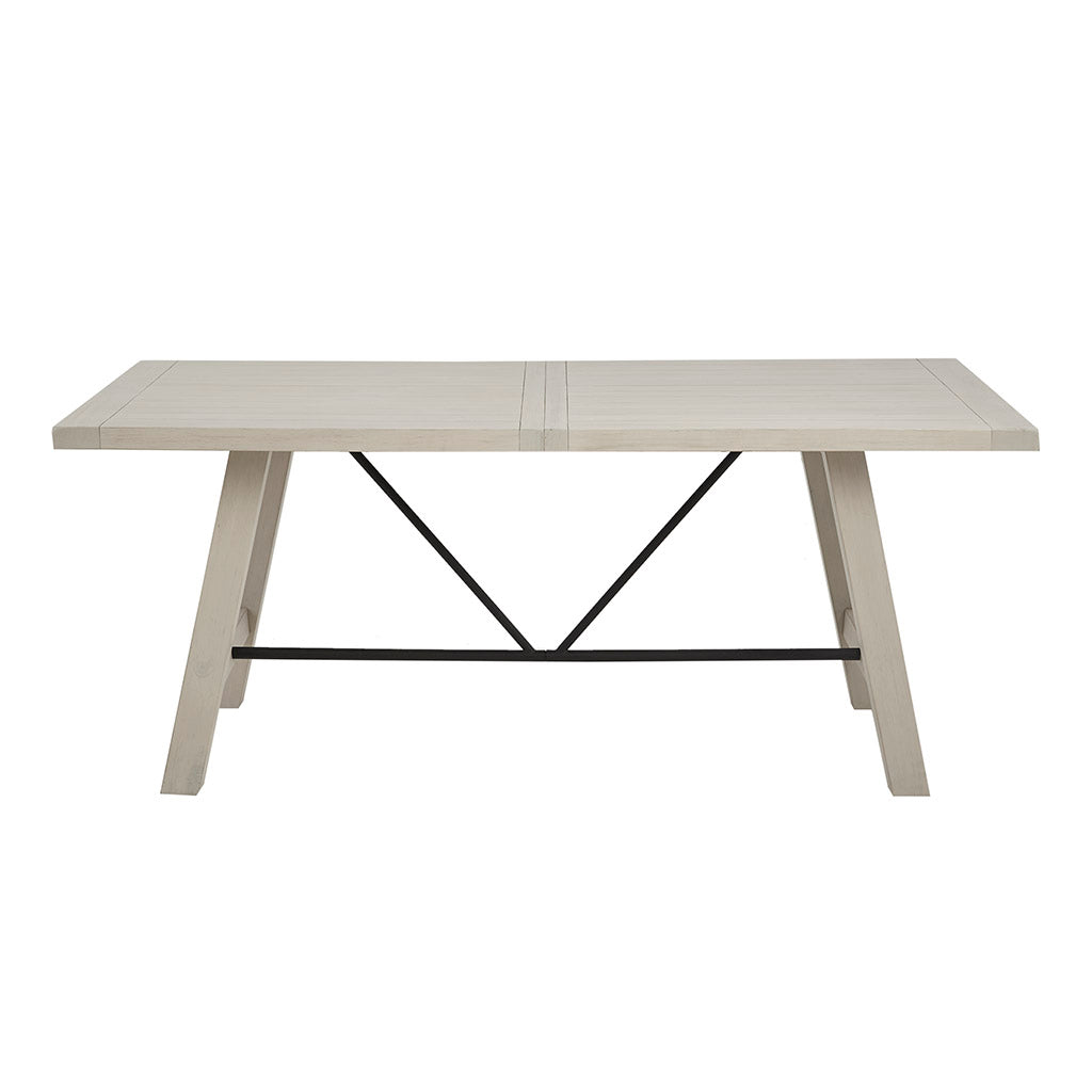 Sonoma Dining Table White Solid Wood