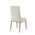 Captiva Dining Side Chair Set Of 2 Cream Polyester