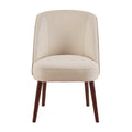 Bexley Rounded Back Dining Chair Natural Polyester