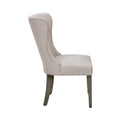 Helena Dining Chair Cream Grey Polyester