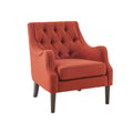 Button Tufted Accent Chair Spice Polyester