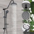 Shower Head With Handheld Shower System With 8