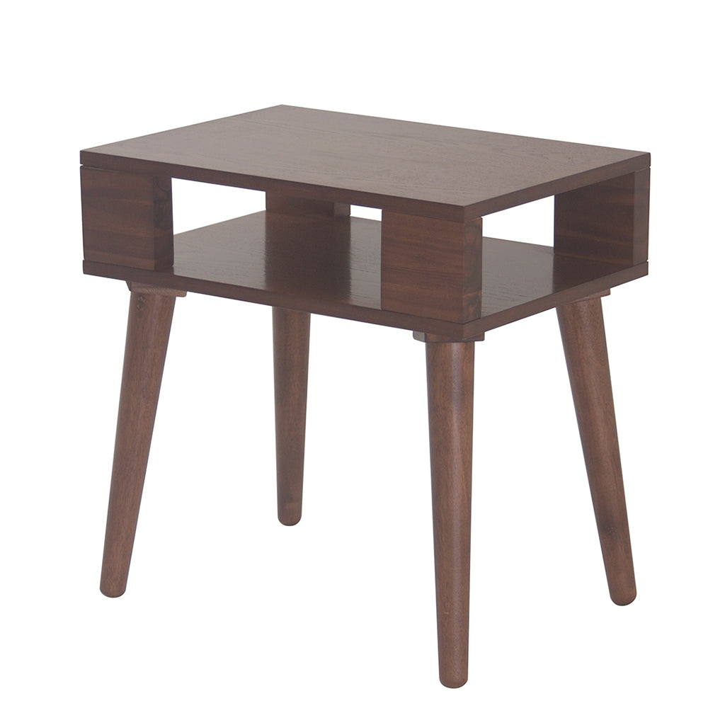 Only Supportbuyer Mid Century Wood End Table Walnut Solid Wood