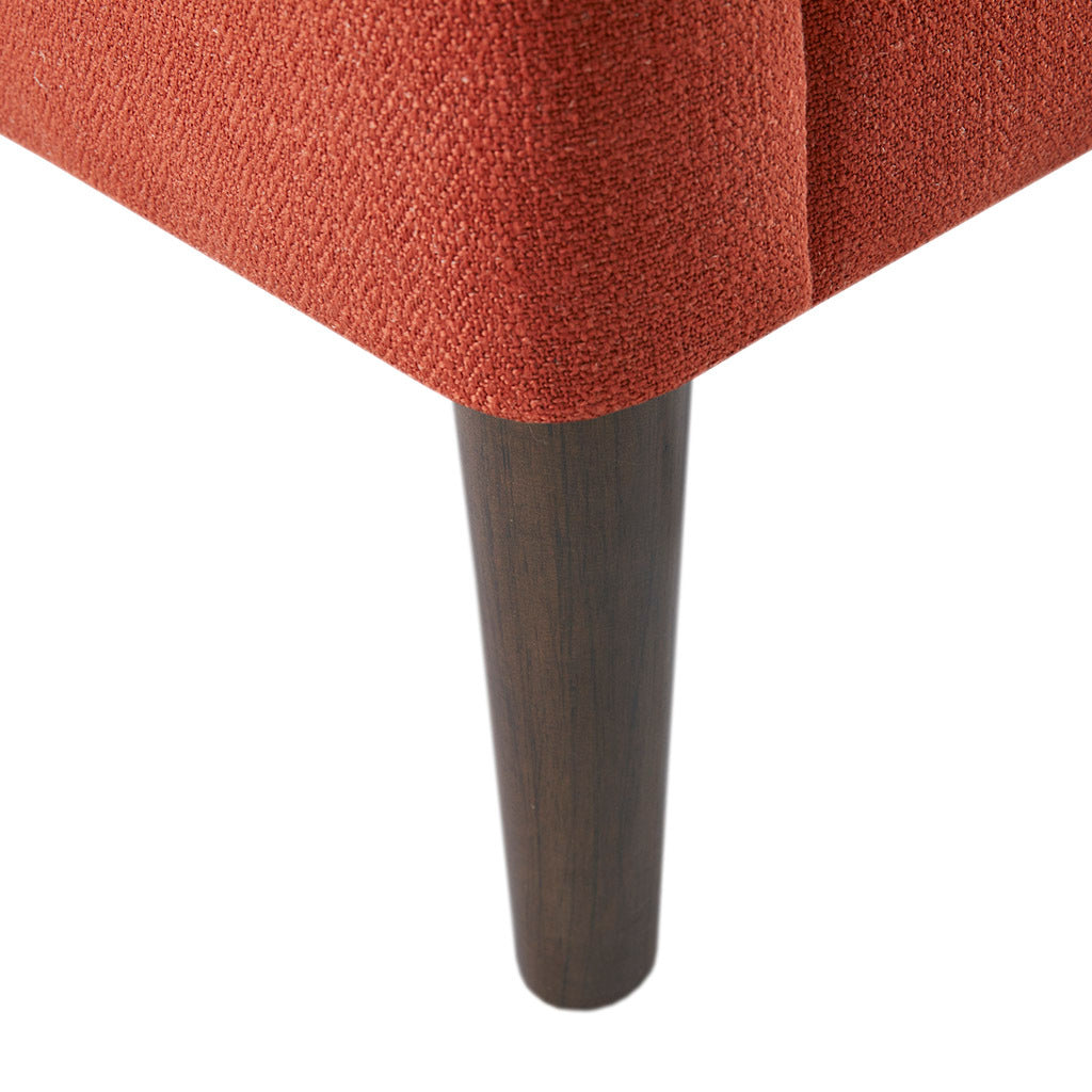 Button Tufted Accent Chair Spice Polyester