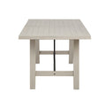 Sonoma Dining Table White Solid Wood
