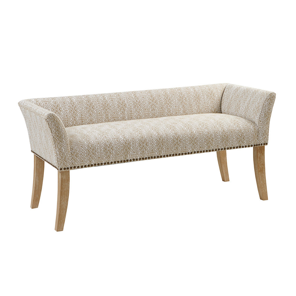 Accent Bench Taupe Multi Polyester