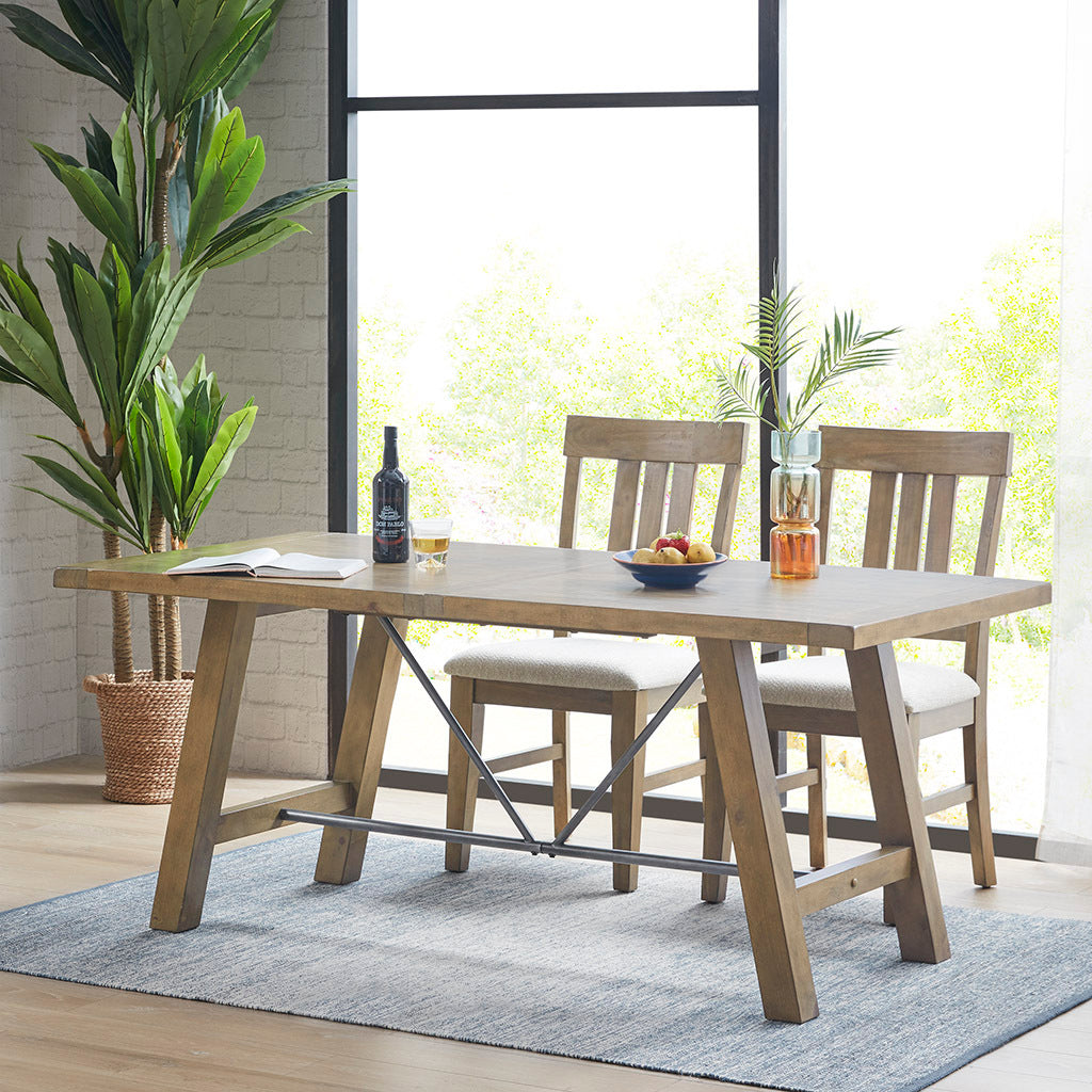 Sonoma Dining Table Natural Wood Solid Wood