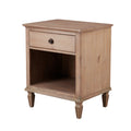 Only Supportbuyer Victoria Nightstand Natural Solid Wood