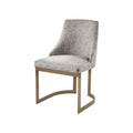 Bryce Dining Chair Set Of 2 Grey Solid Wood