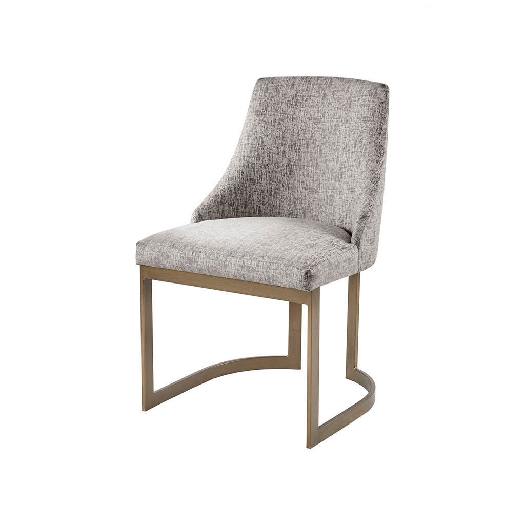 Bryce Dining Chair Set Of 2 Grey Solid Wood