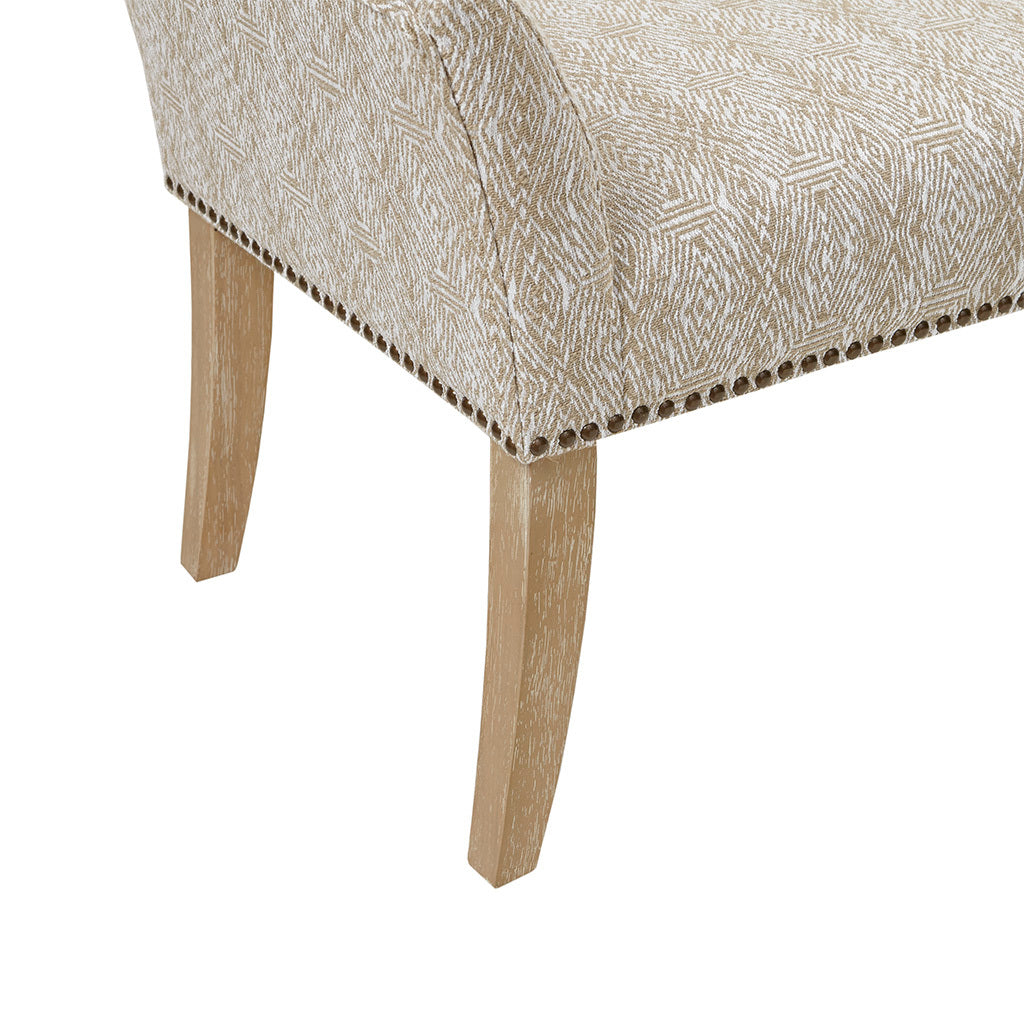 Accent Bench Taupe Multi Polyester