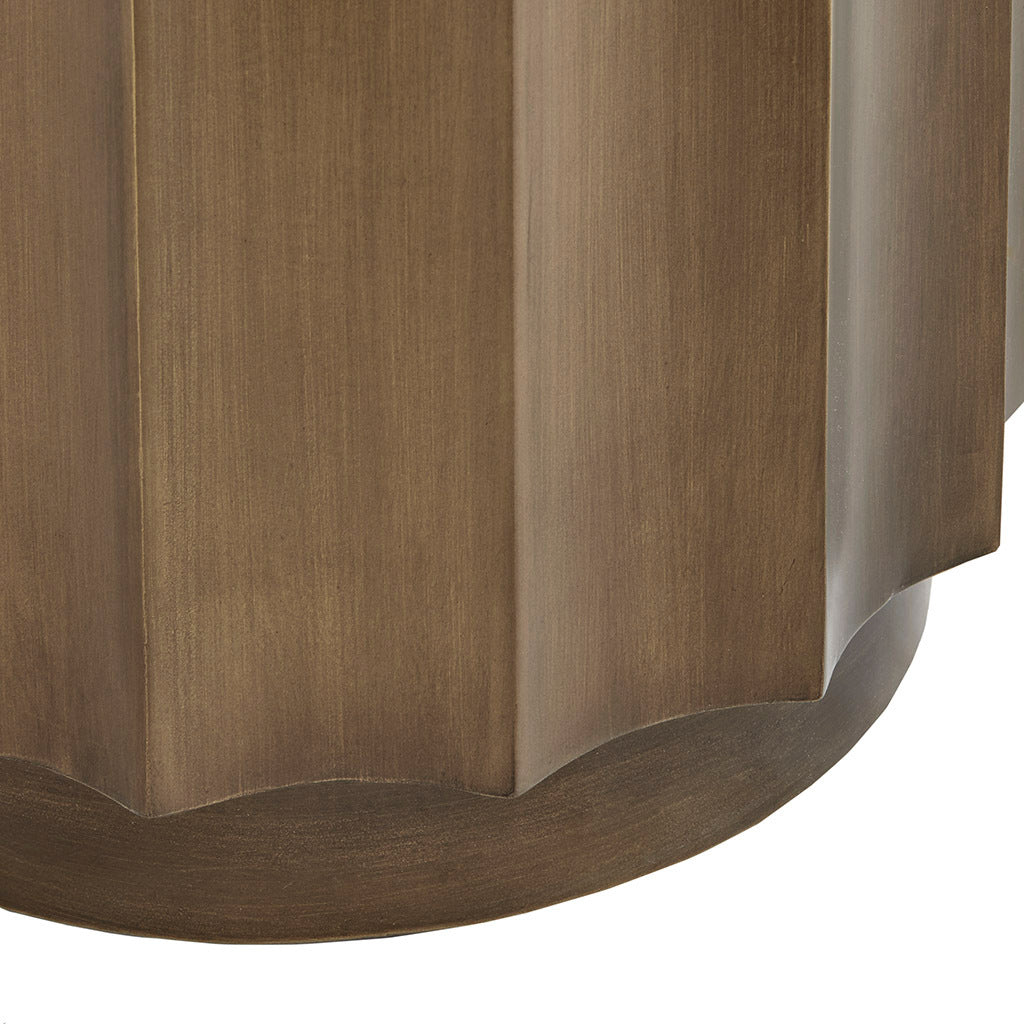 Valentina Accent Table Bronze Wood