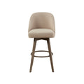 Bar Stool With Swivel Seat Sand Polyester