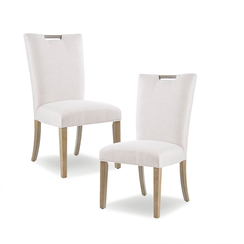 Braiden Dining Chair Set Of 2 Natural Polyester