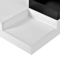 Modern Minimalist Design 31.5*31.5In Square Coffee Table With Detachable Tray And Plug In 16 Color Led Strip Lights Remote Control For Living Room Old Sku: Wf291303Aak White Mdf