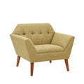 Lounge Chair Pale Green Polyester