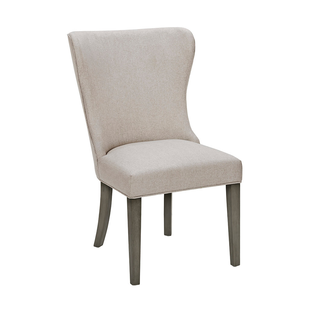 Helena Dining Chair Cream Grey Polyester