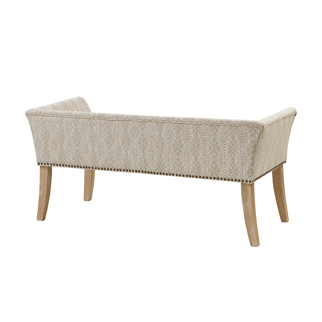 Accent Bench Taupe Multi Polyester