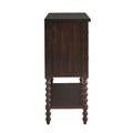 2 Drawer Accent Chest Morocco Brown Wood