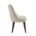Dining Chair set of 2 beige-polyester