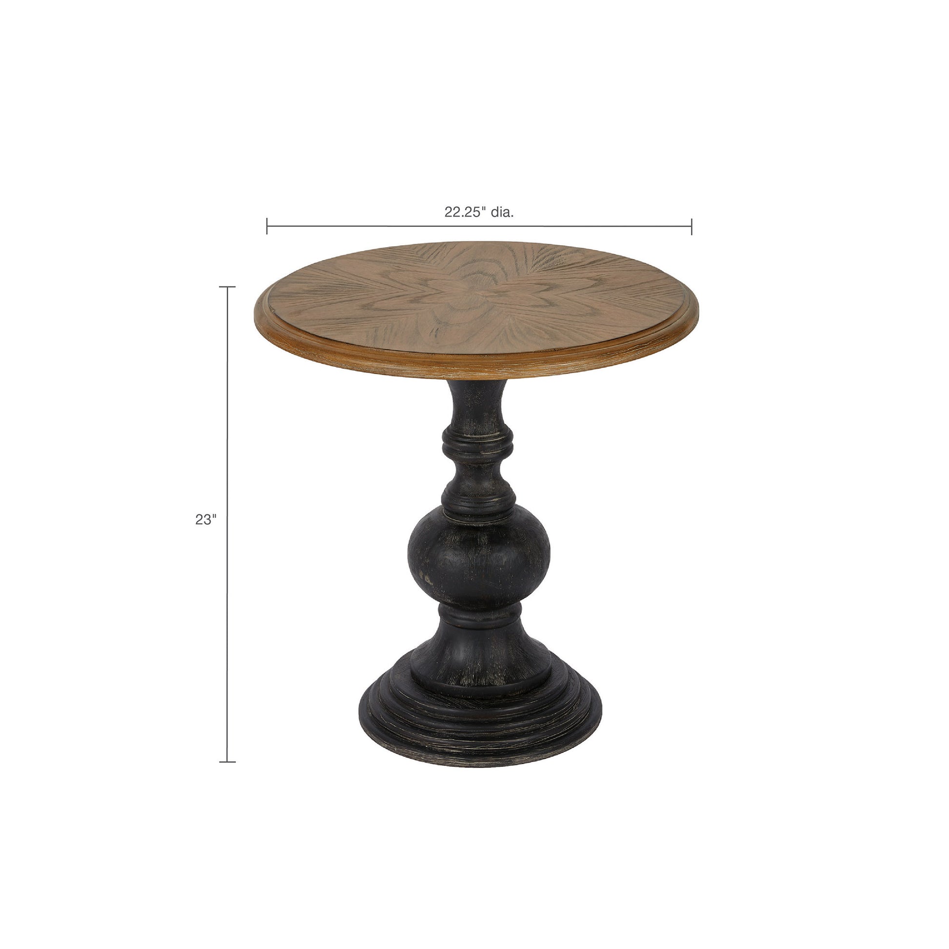 Accent Table Natural Wood