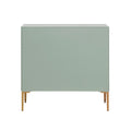 Curry 2 Door Accent Chest Mint Wood