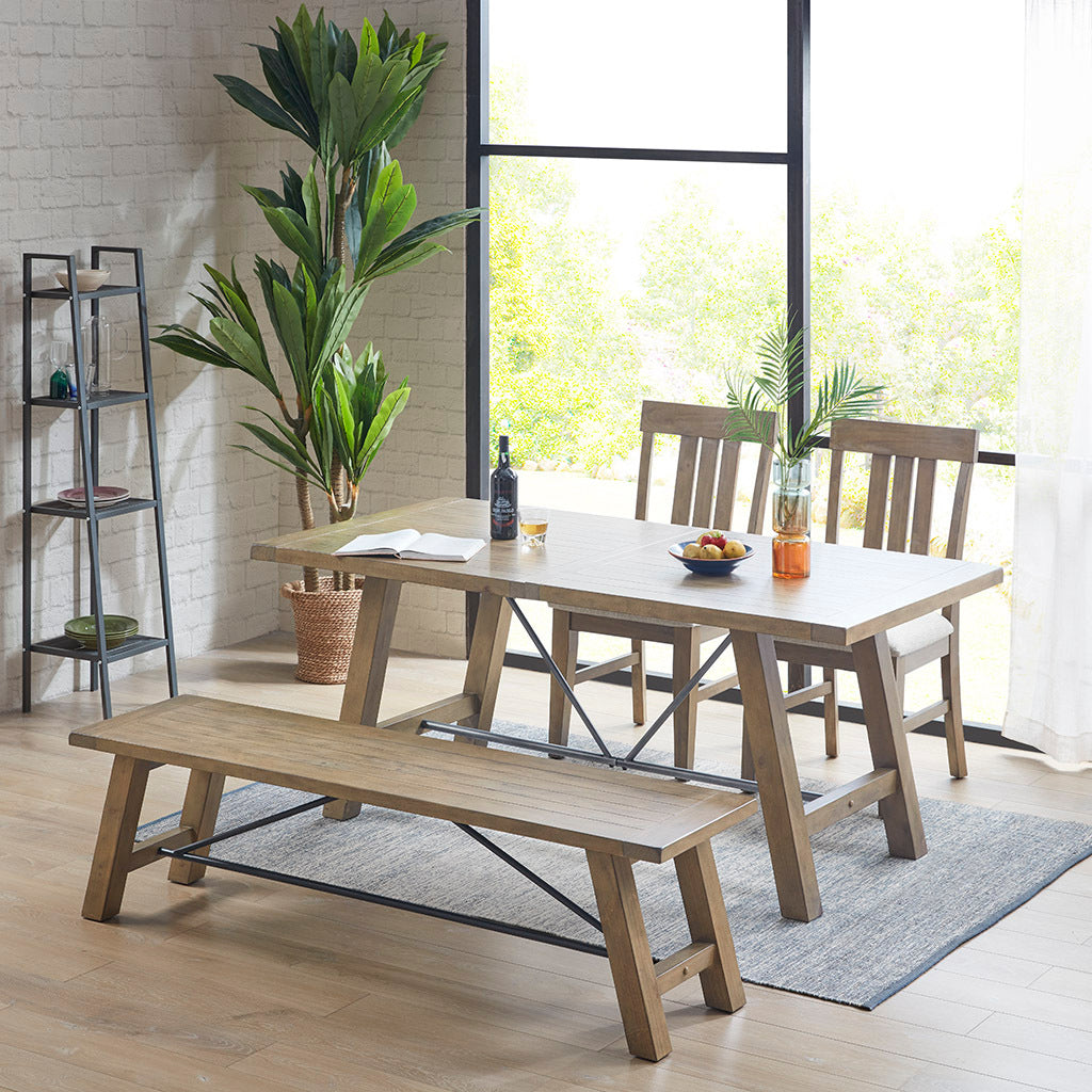 Sonoma Dining Table Natural Wood Solid Wood