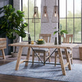 Sonoma Dining Table Natural Solid Wood