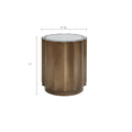 Valentina Accent Table Bronze Wood