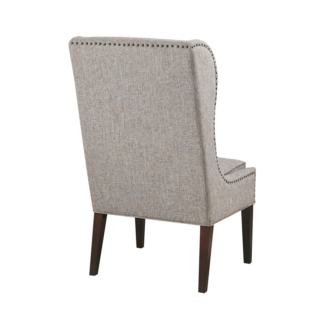 Captains Dining Chair Grey Multi Polyester