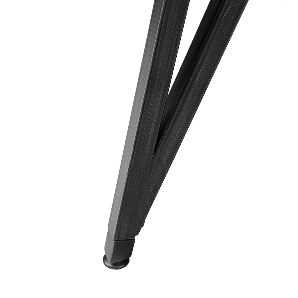 Trestle Dining Gathering Table Reclaimed Brown Gun Metal Wood