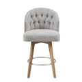 Upholstered 360 Degree Swivel Counter Stool 26