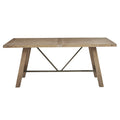 Sonoma Dining Table Natural Wood Solid Wood