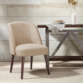 Bexley Rounded Back Dining Chair Natural Polyester