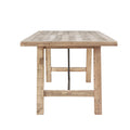 Sonoma Dining Table Natural Solid Wood