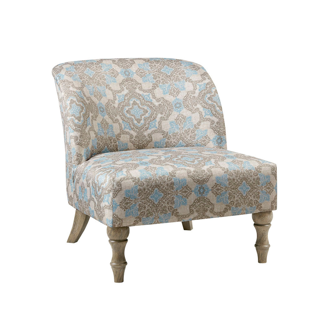 Accent Chair Multicolor Polyester